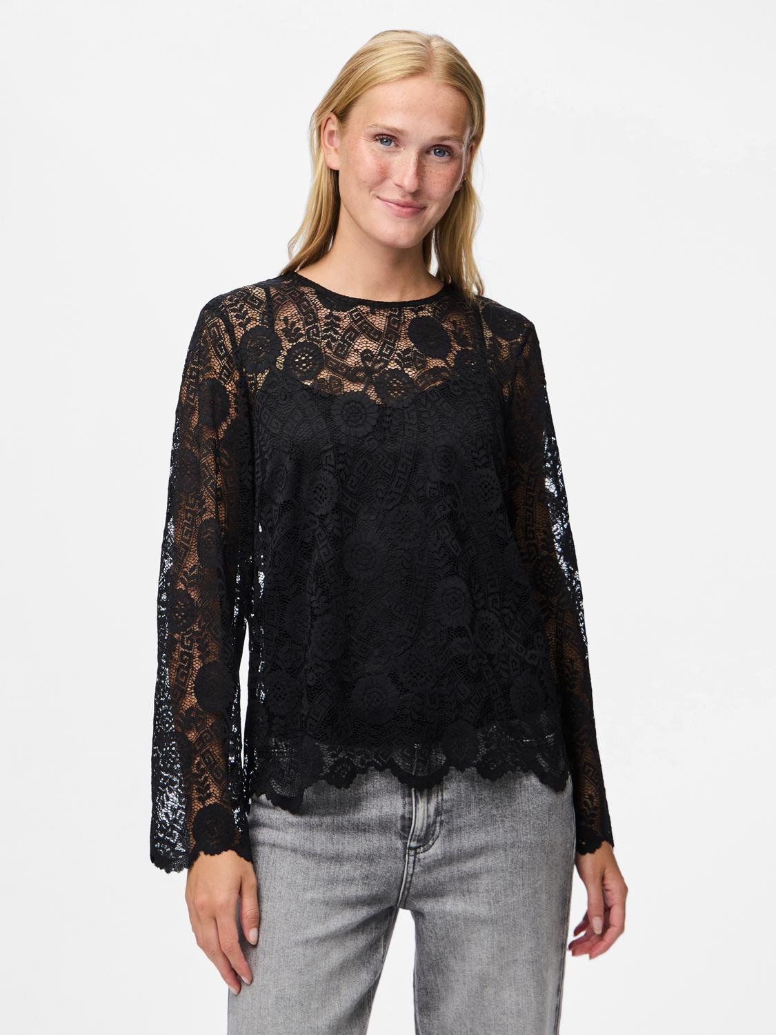 PCOLLINE Top - Black - VERO MODA & VILA Bergvik